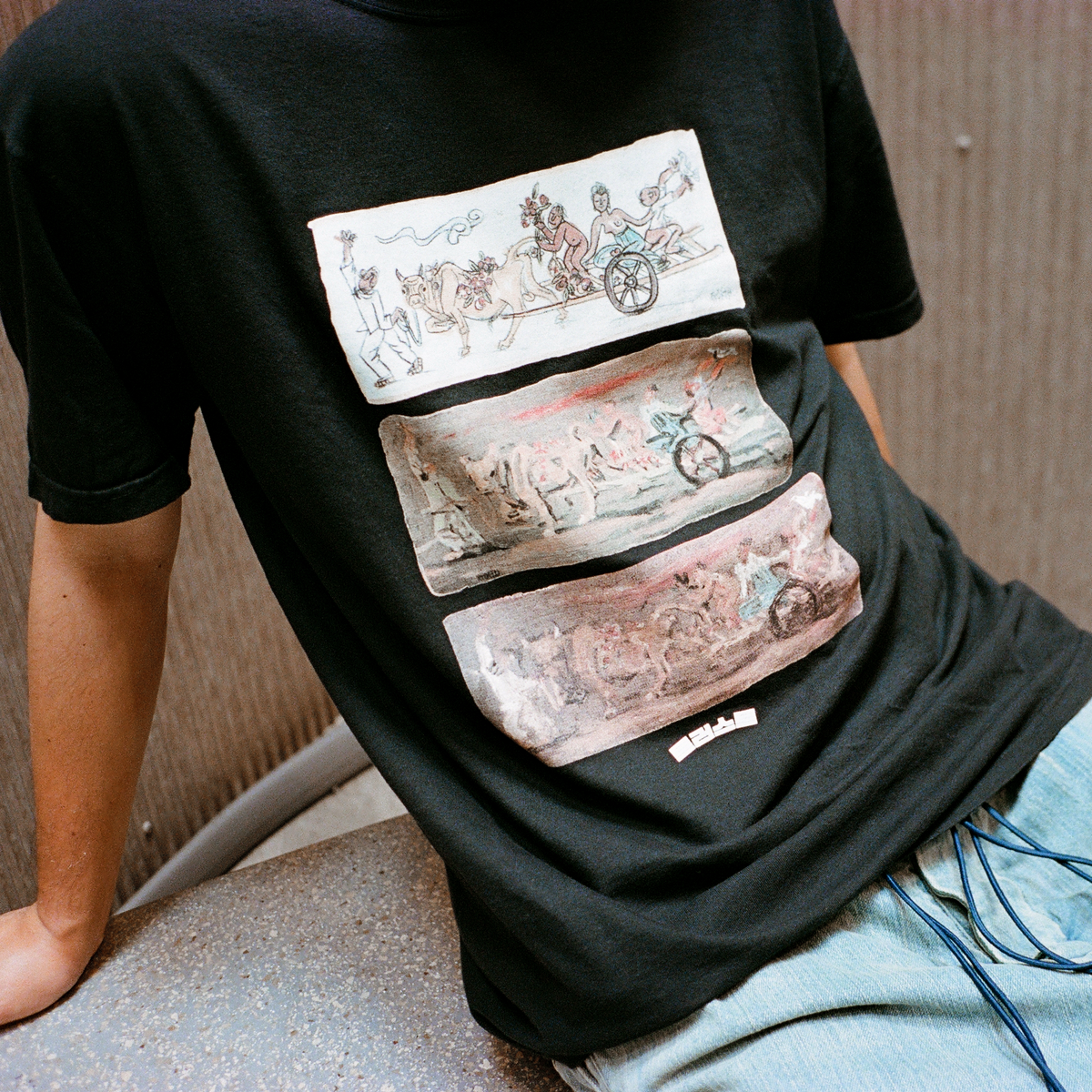 Family Tryptic Tee, Black – truststudios