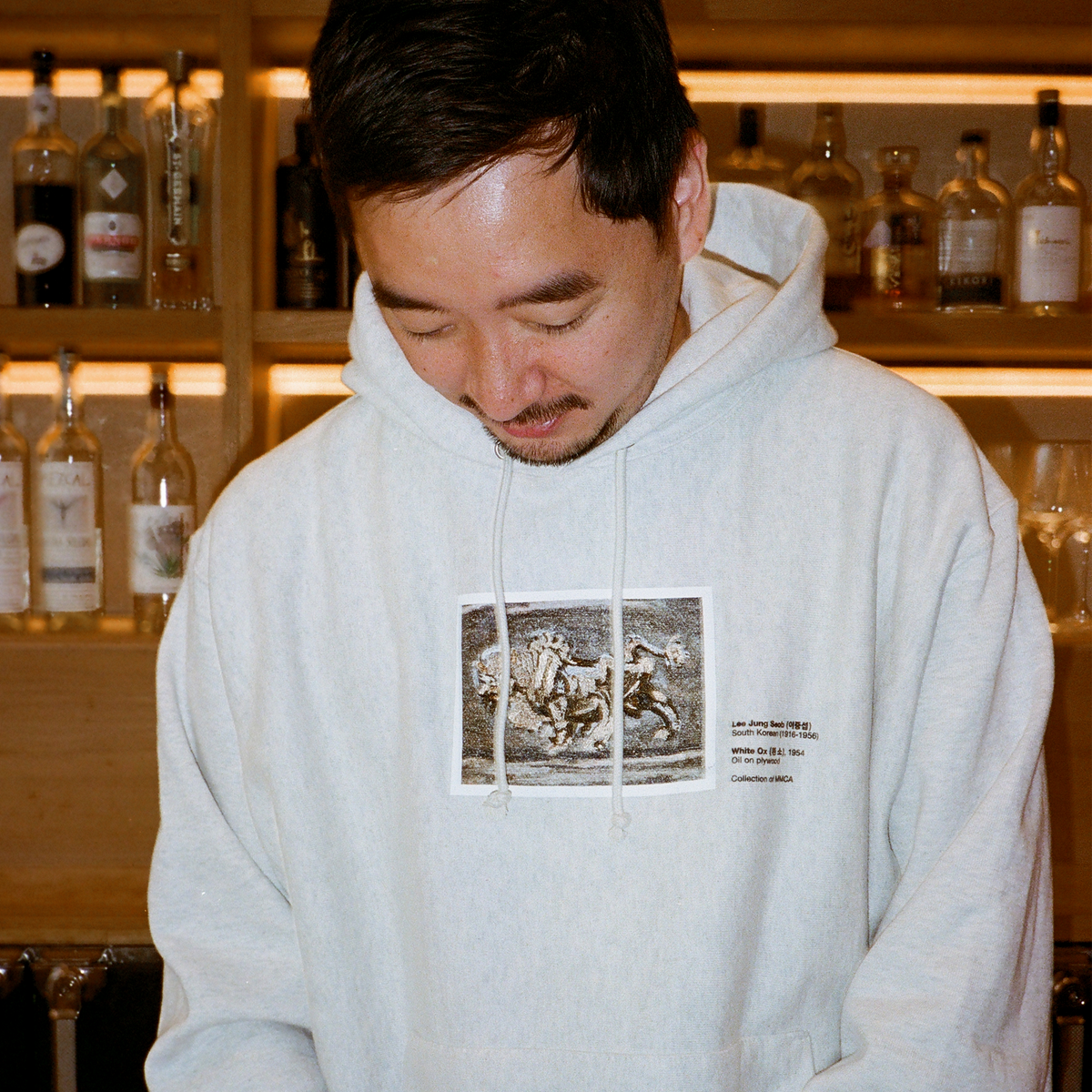 sculptor Rose Angora Hoodie Tee ホワイト Rose Angora Hoodie Tee Raw – Sculptor