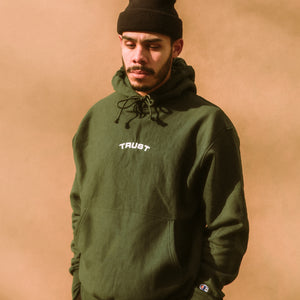 Arc Hoodie, Forest Green